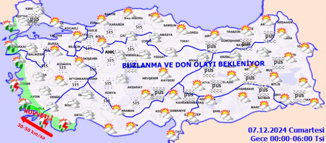 Meteoroloji'den Fırtına Ve Sağanak Uyarısı! (1)