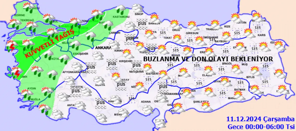 Sıcaklık 5 Derece Birden Düşüyor, Sağanak Yağış Kapıda! (2)