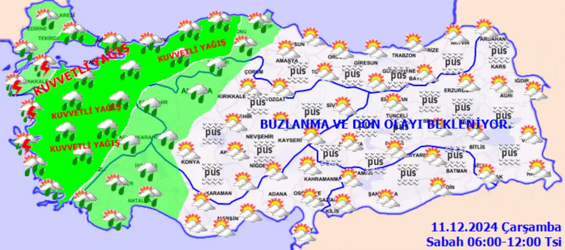 Sıcaklık 5 Derece Birden Düşüyor, Sağanak Yağış Kapıda! (4)