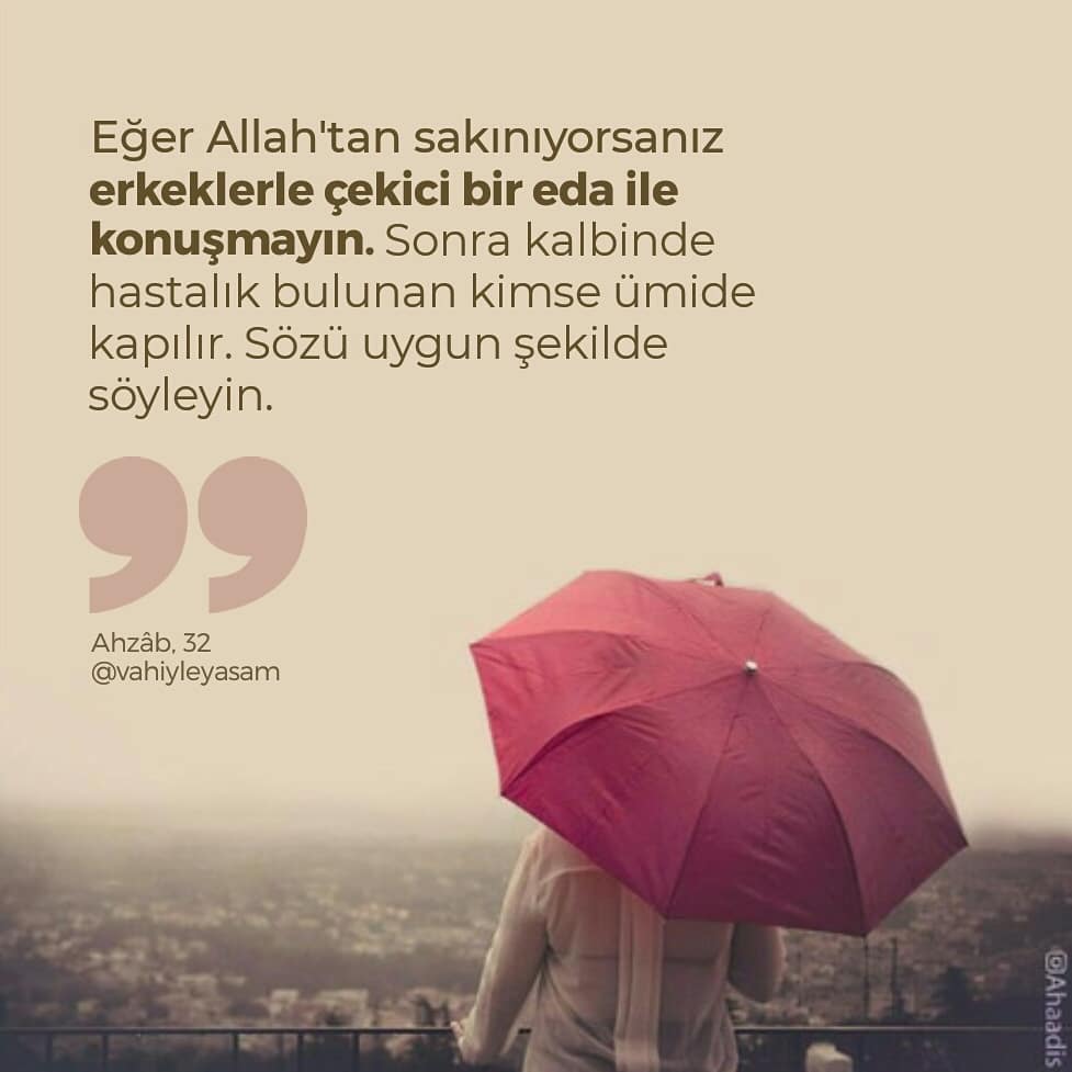 Ahzab 32 Gençgazete Bir Ayet Günün Ayeti Gg