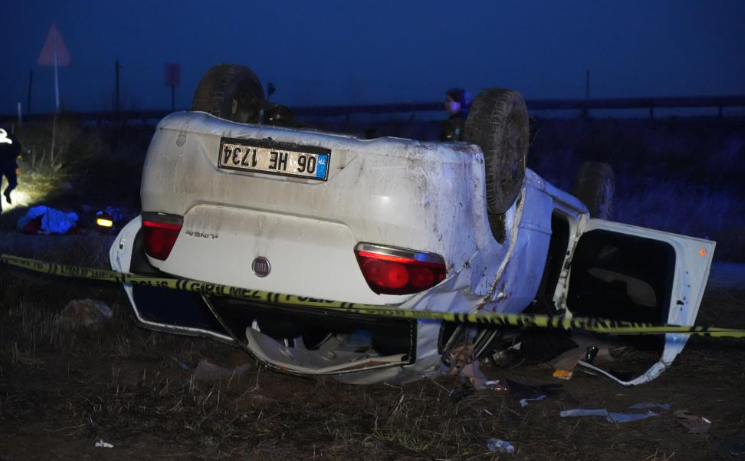 Elmadağ’da Feci Kaza 1 Kişi Hayatını Kaybetti, 4 Yaralı