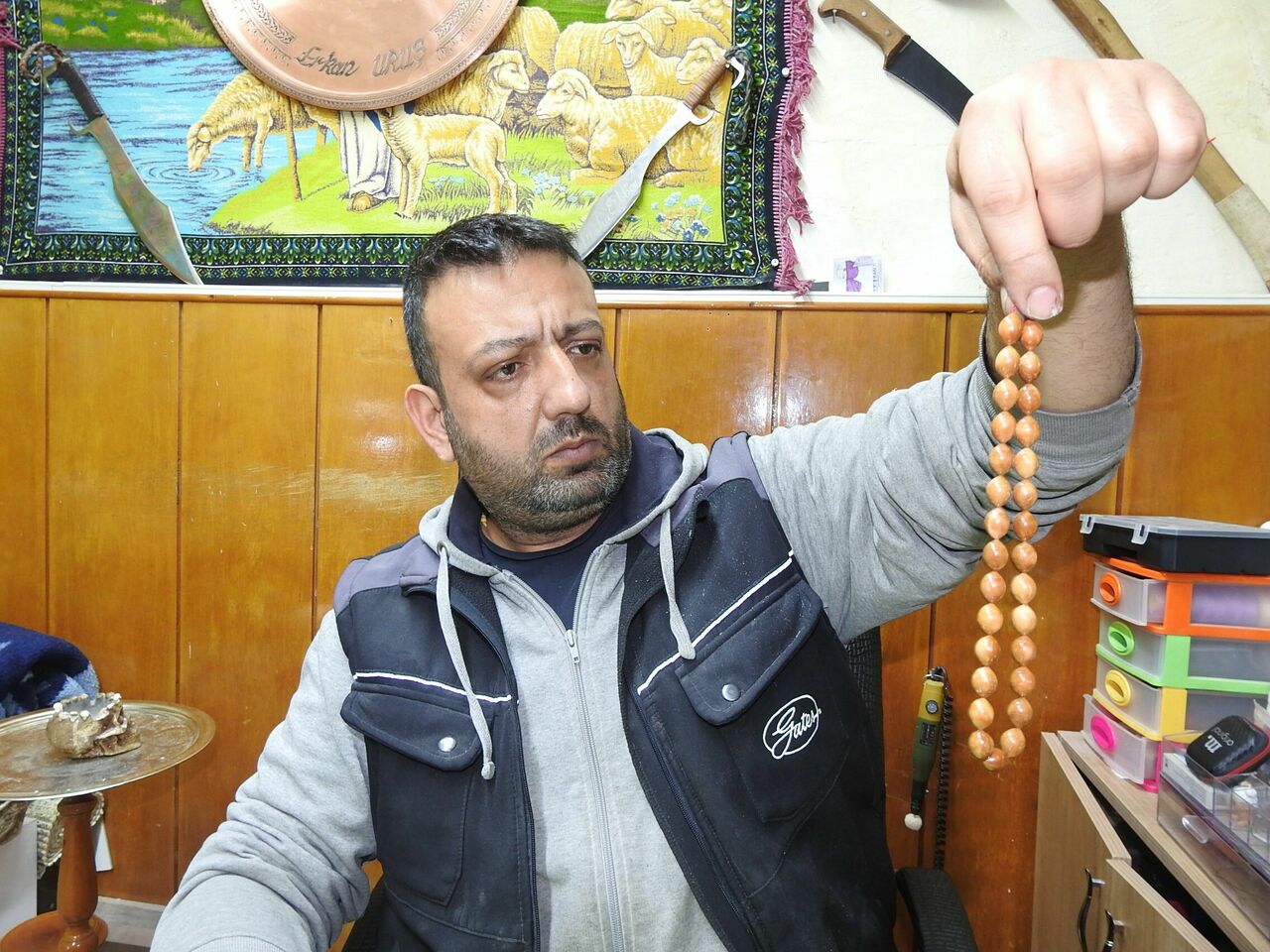 Gencgazete Tespih İşine Hobiyle Başladı, Tespih Sanatkarı Oldu (4)