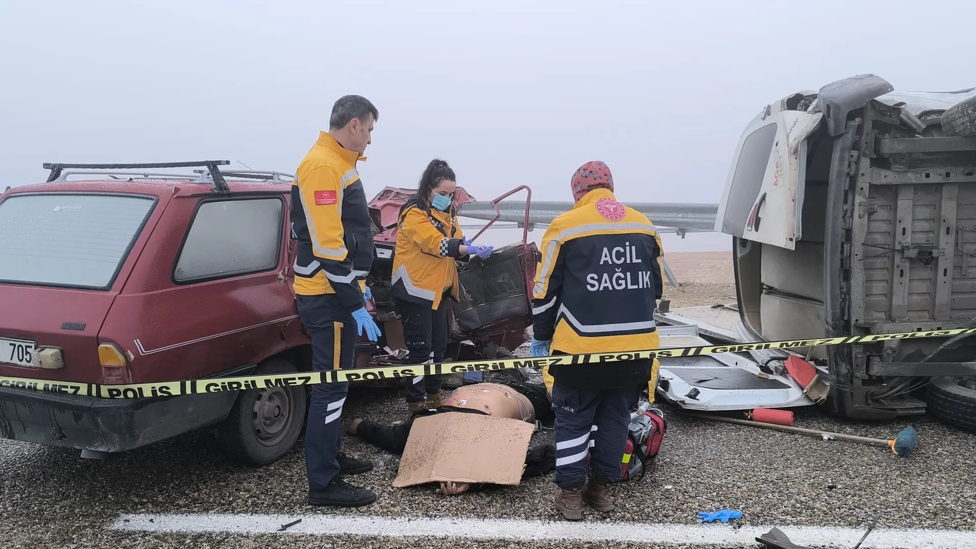 Kırşehir'de Yoğun Sis Kâbusa Döndü 3 Ölü, 18 Yaralı (3)