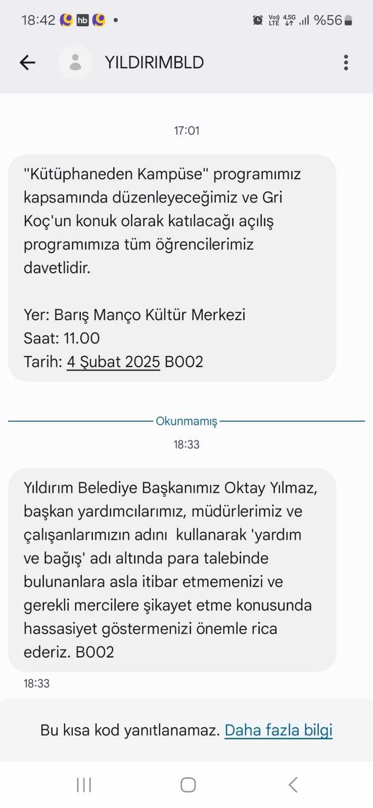 Başkan Uyardı Dolandırıcılara Karşı Dikkatli Olun!-1