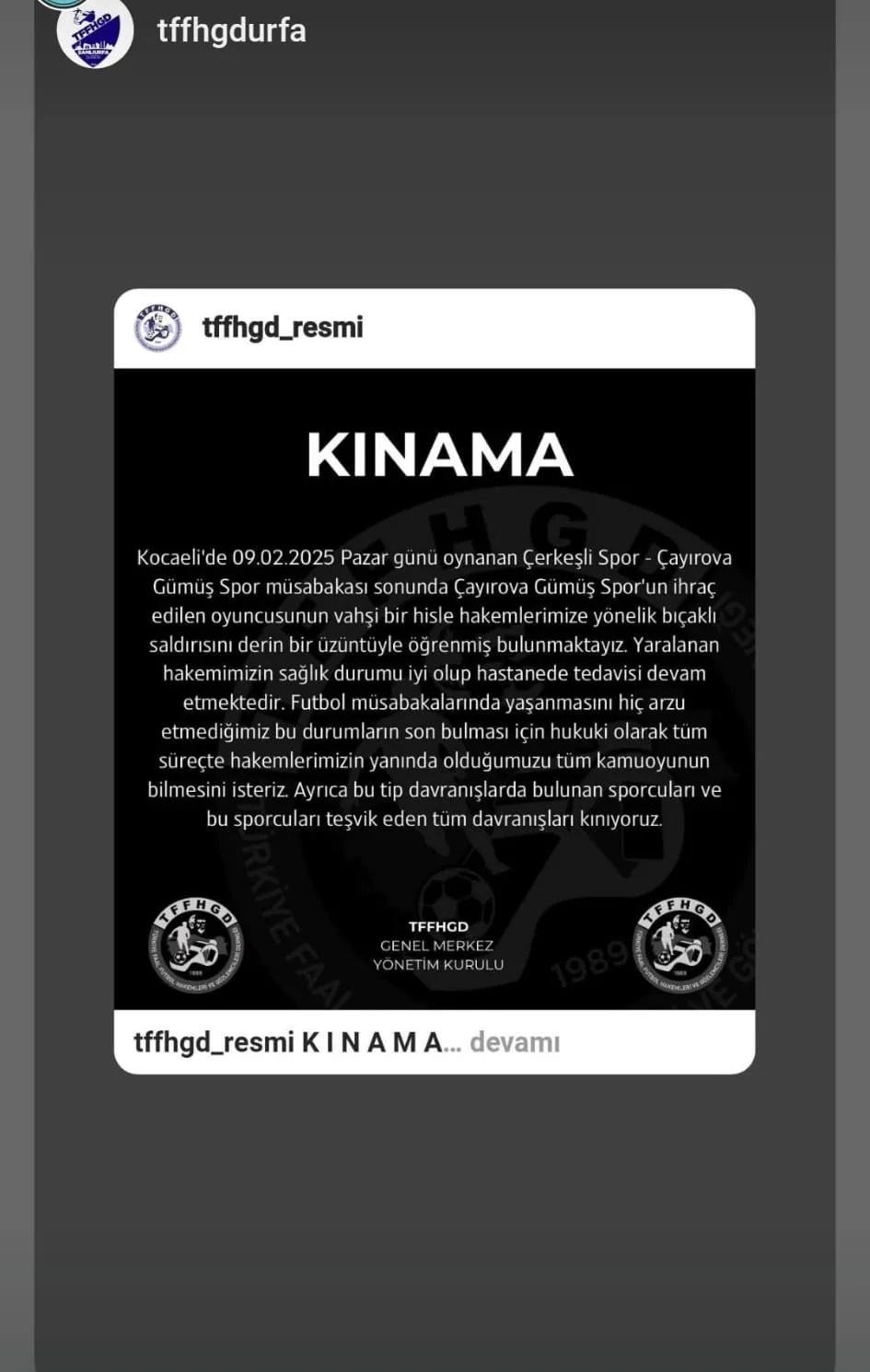 Kırmızı Kart Gören Futbolcu Hakeme Bıçakla Saldırdı! (2)