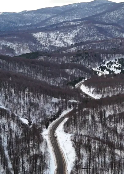 Şaban Kılıçcı’nın Objektifinden Karla Kaplı Domaniç Yolu Büyüledi! (2)
