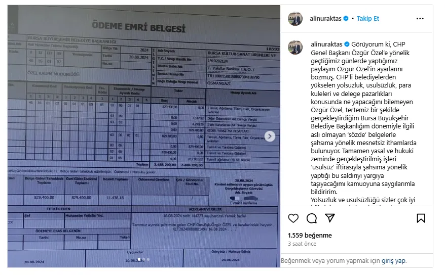 Bursa’da Özgür Özel’den Alinur Aktaş’a Yolsuzluk Suçlaması! (3)
