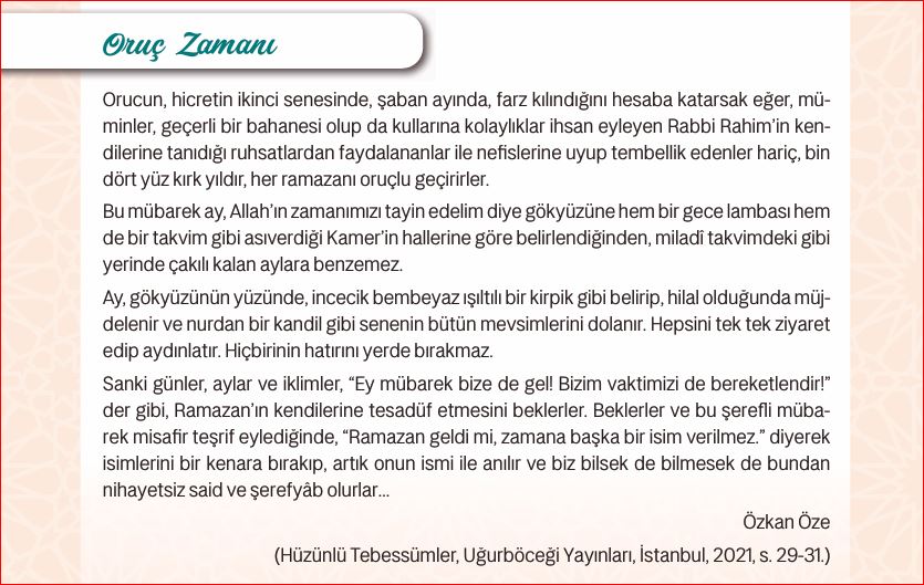 Çocuklar Ve Öğrenciler İçin Ramazan Günlüğü, Ramazan Takvimi, Ramazan Yazıları Gencgazete (11)