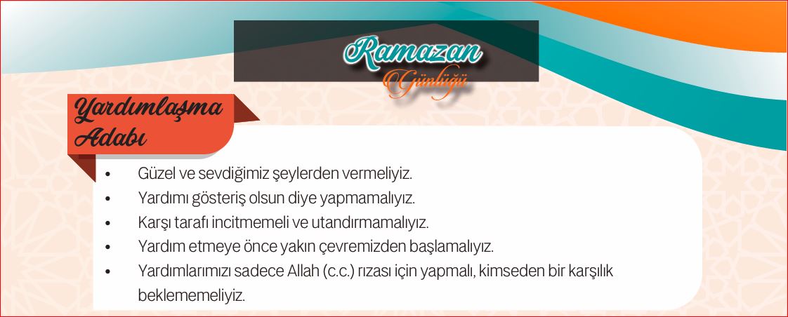 Çocuklar Ve Öğrenciler İçin Ramazan Günlüğü, Ramazan Takvimi, Ramazan Yazıları Gencgazete (3)