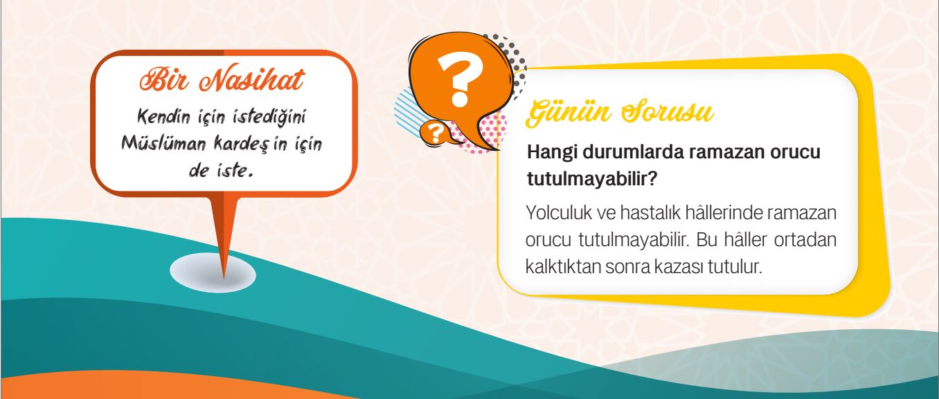 Gençgazete Ramazan Günlüğü, Ramazan Yazıları, Ramazan Takvimi (4)