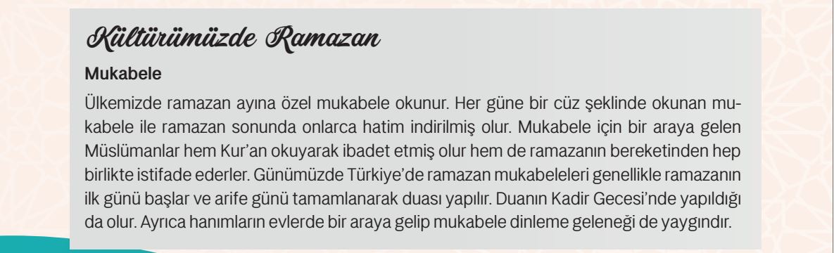 Gençgazete Ramazan Günlüğü, Ramazan Yazıları, Ramazan Takvimi (9)