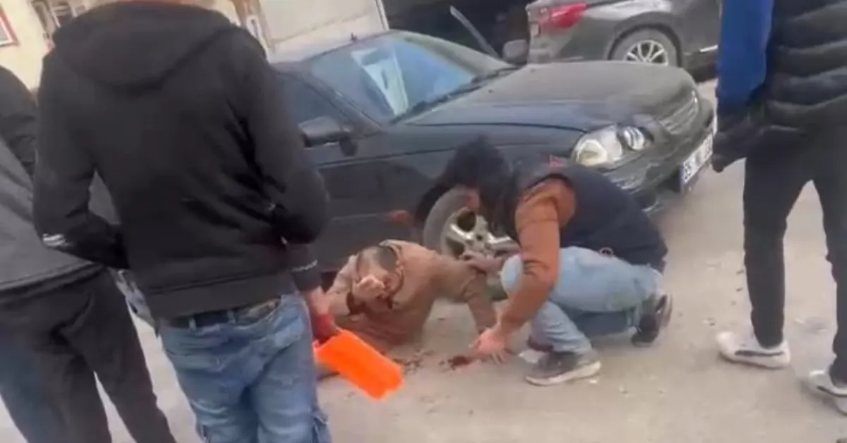 İnegöl Trafik Kazası, Motosiklet Sürücüsü Yaralandı, Mesudiye Mahallesi Kaza (1)