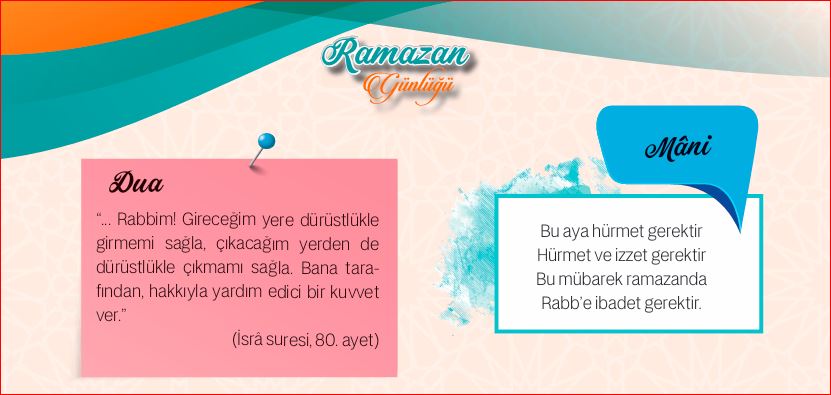 Öğrenciler Ve Çocukalr Için Ramazan Günlüğü Ramazan Yazilarii Ramazan Takvimi Gençgazete (1)