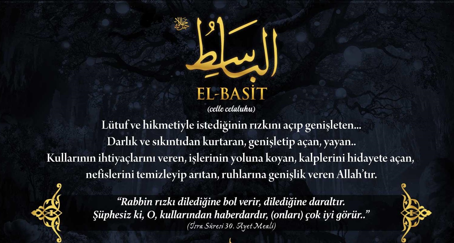İç Huzur, Evinde, İşinde Genişlik İsteyenin Okuyacağı Dua Ya Basit, El Basit Esmaül Hüsna Gencgazete (21)