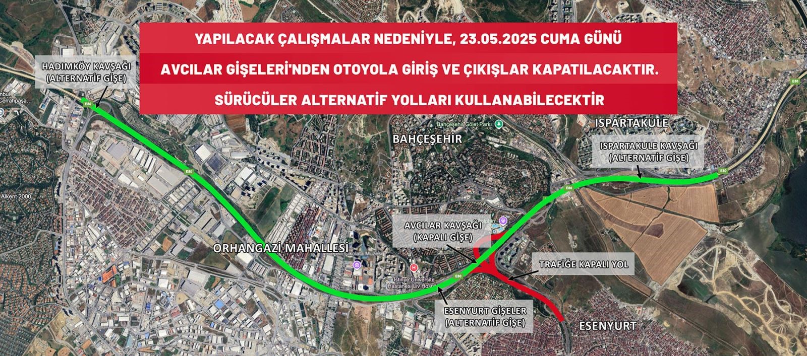 Avcılar Gişeleri Trafiğe Kapatıldı Otoyola Giriş Ve Çıkışlar Durduruldu (1)