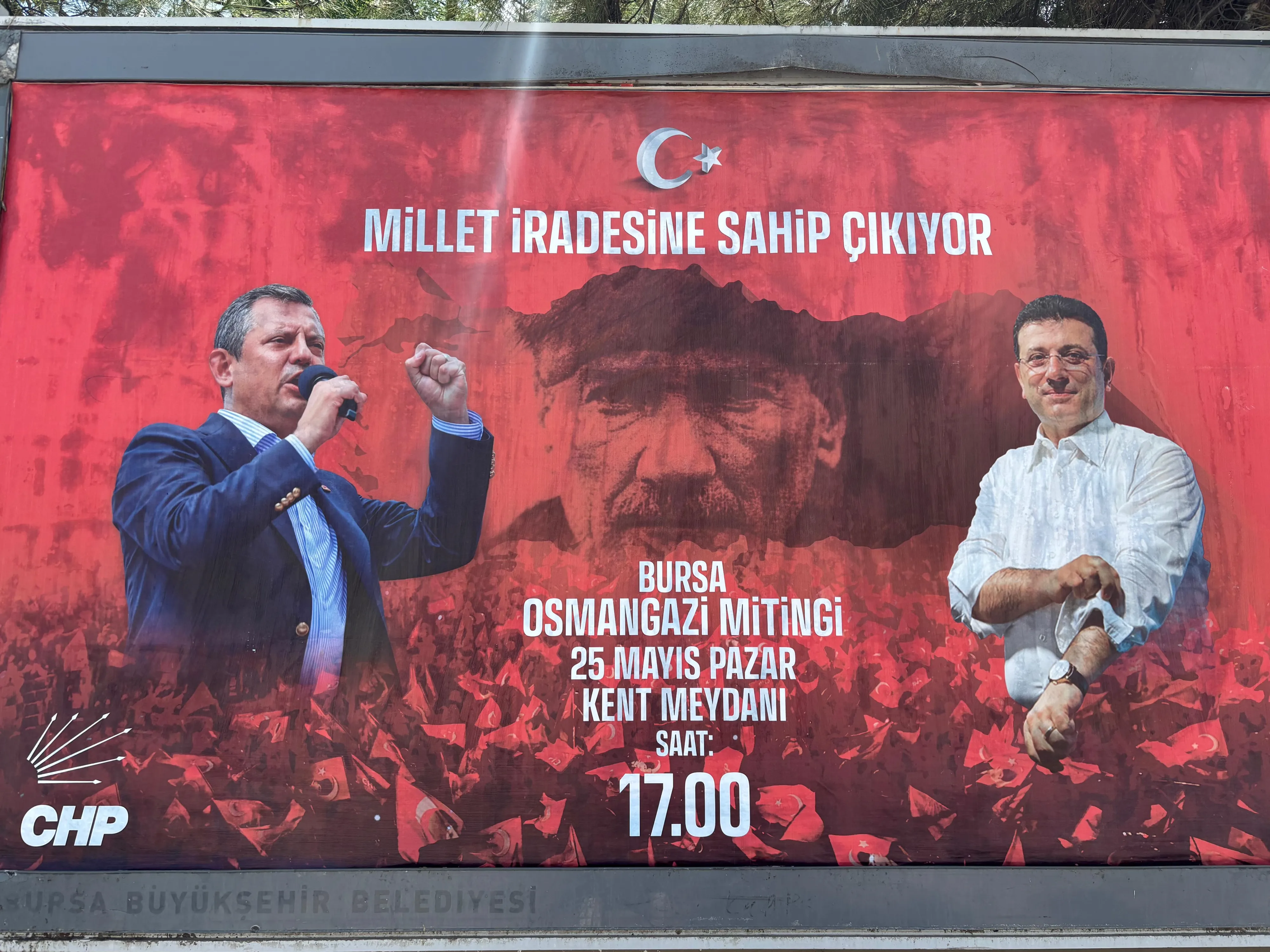 Bursa’da Chp Mitingi Için Geri Sayım Özgür Özel 25 Mayıs’ta Kent Meydanı’nda