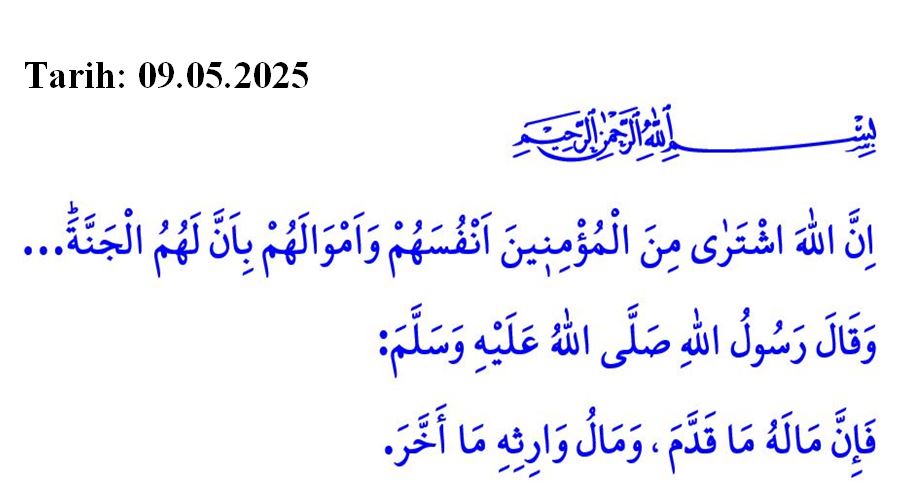 Cuma Hutbesi 08.05.2025