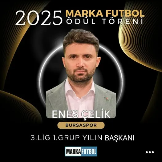 Enes Çelik Yılın Başkanı, Bursaspor Yılın Takımı Seçildi! (1)-1