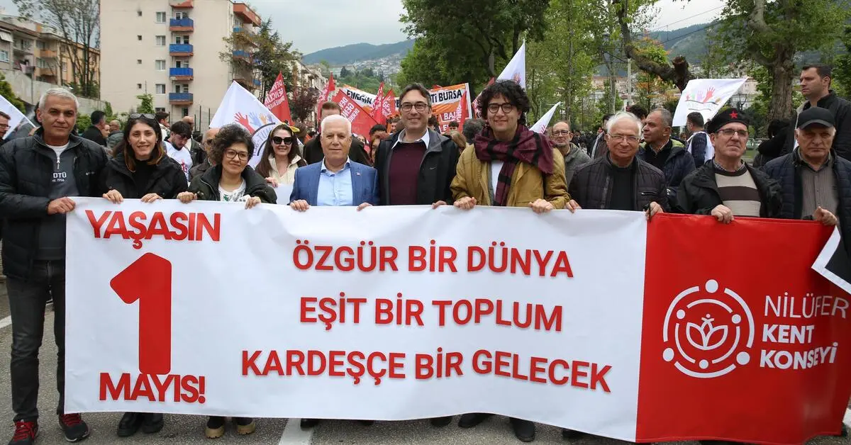 Genç Gazete Bursa’da 1 Mayıs, Binlerce Kişinin Katılımıyla Büyük Coşku İçinde Kutlandı 2