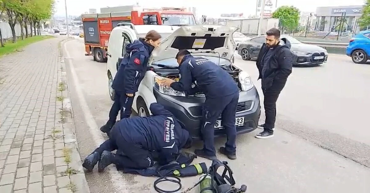 Genç Gazete Bursa’da İtfaiye Ekiplerinin Kedi Kurtarma Operasyonu Kamerada 1