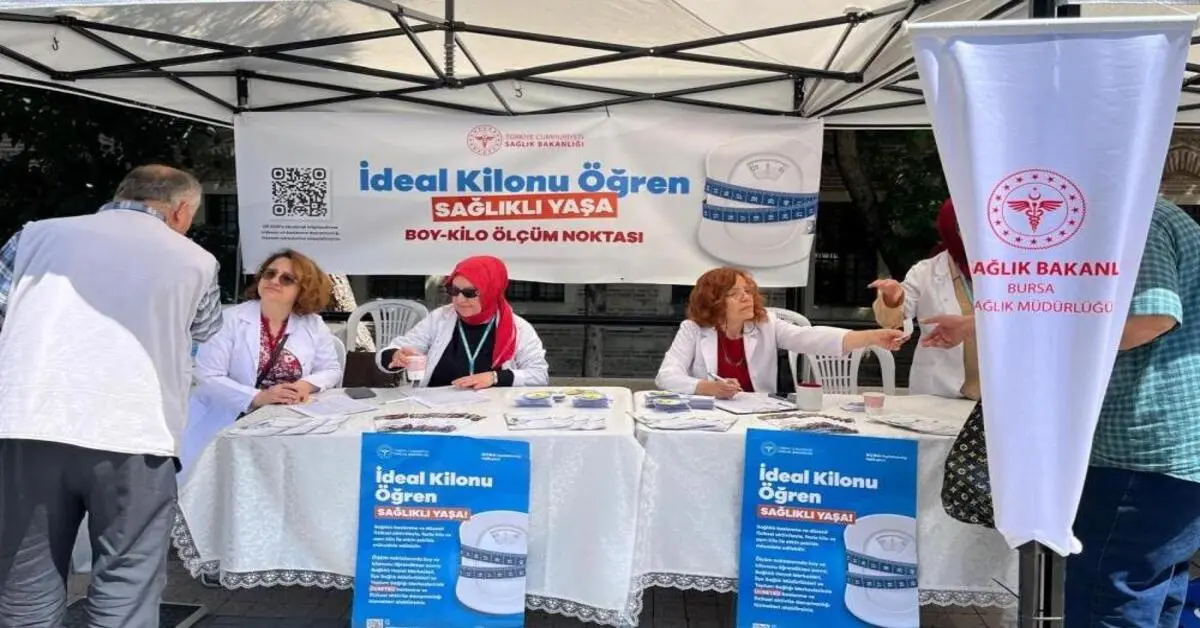 Genç Gazete 'İdeal Kilonu Öğren, Sağlıklı Yaşa' Kampanyası Bursa'da Başarıyla Uygulanıyor