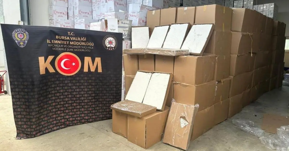 Genç Gazete İnegöl Ve Osmangazi’de Eş Zamanlı Dev Operasyon Milyonlarca Makaron Ve Binlerce Litre Etil Alkol Ele Geçirildi 1