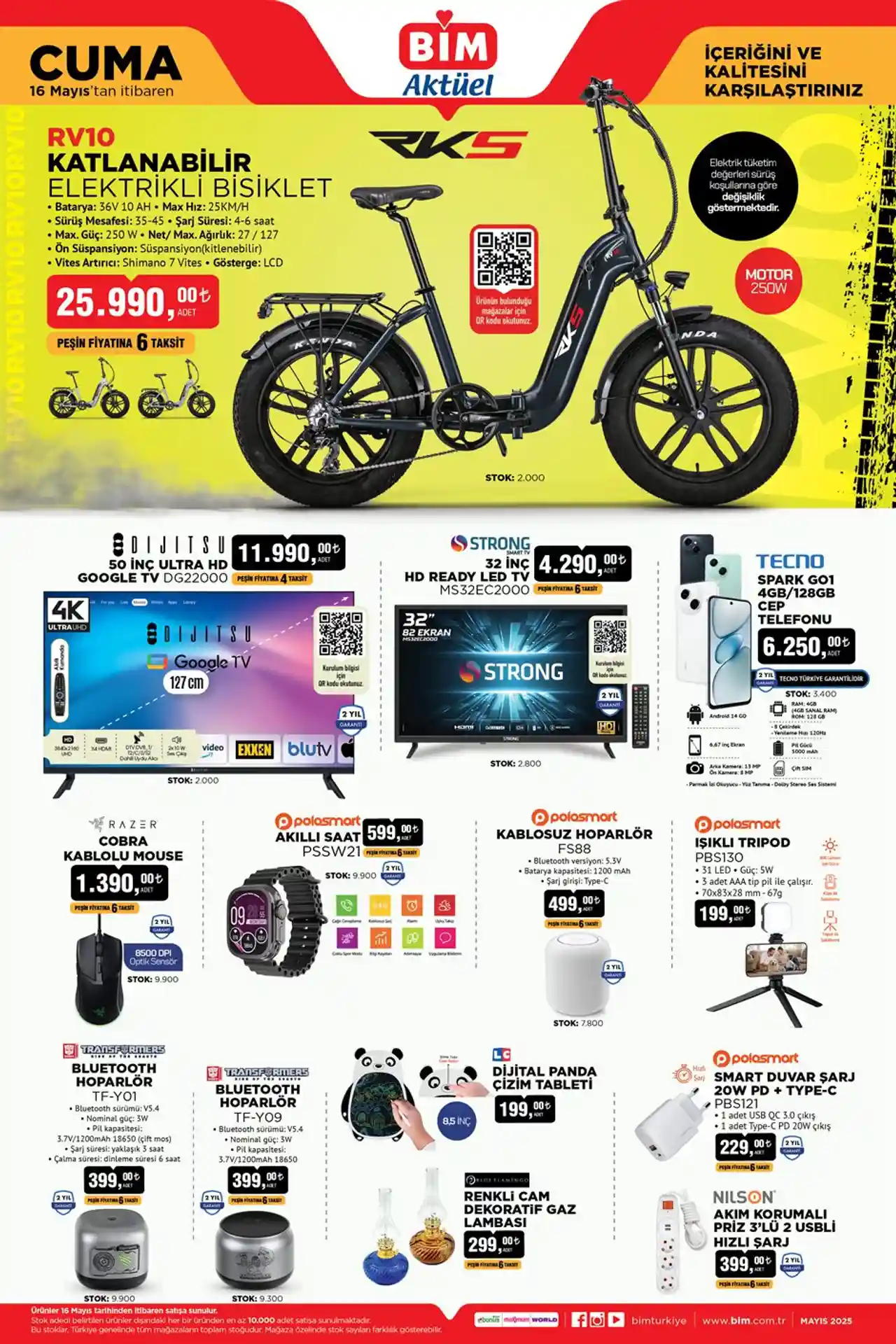 Genç Gazete Yaz Sıcakları Geliyor, Bi̇m'de Vantilatörler İndirimde Bi̇m 16 Mayıs 2025 Kataloğu 1