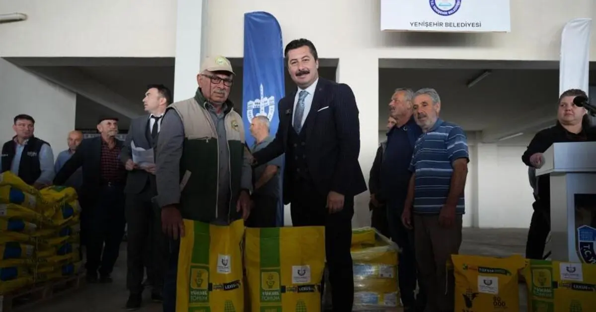 Genç Gazete Yenişehir’de Çiftçiye 500 Hibe Silajlık Mısır Tohumu Desteği 2