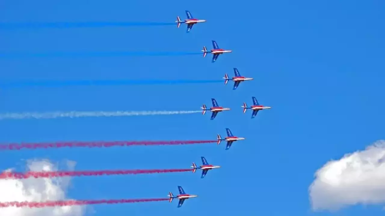 Hava Kuvvetleri'ne Ait 3 Akrobasi Uçağı Havada Çarpıştı!