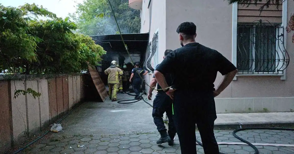 İnegöl’de Öğrenci Yurdunda Yangın