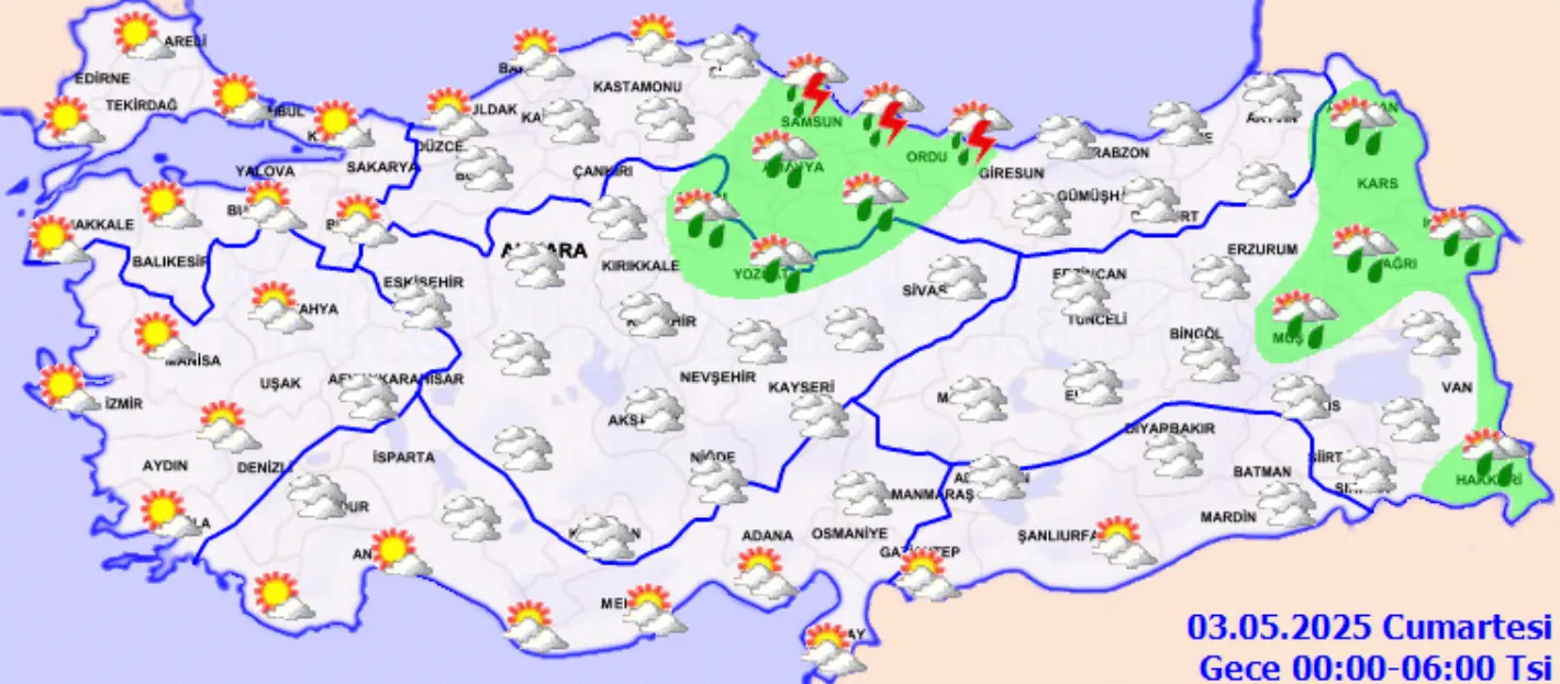 Meteoroloji Uyardı Sağanak Yağış Ve Kuvvetli Rüzgâr Geliyor! (1)