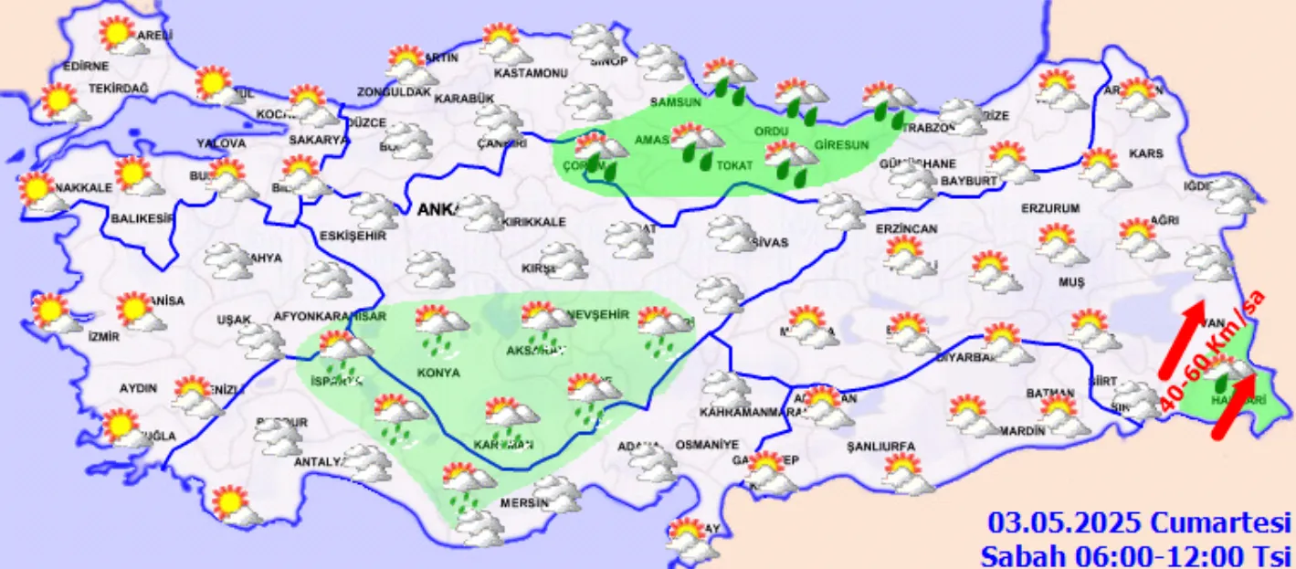 Meteoroloji Uyardı Sağanak Yağış Ve Kuvvetli Rüzgâr Geliyor! (4)