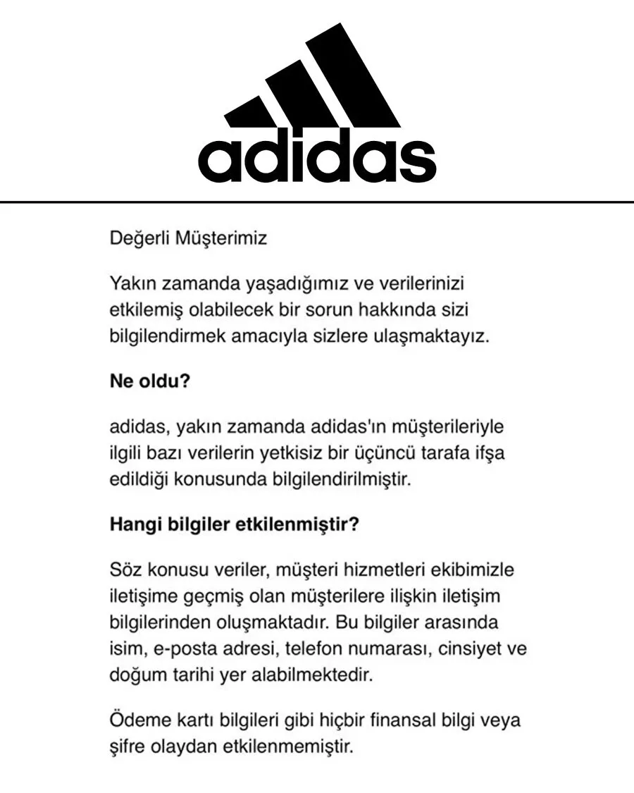 Ünlü Giyim Markası Açıkladı Verileriniz Çalındı! (5)