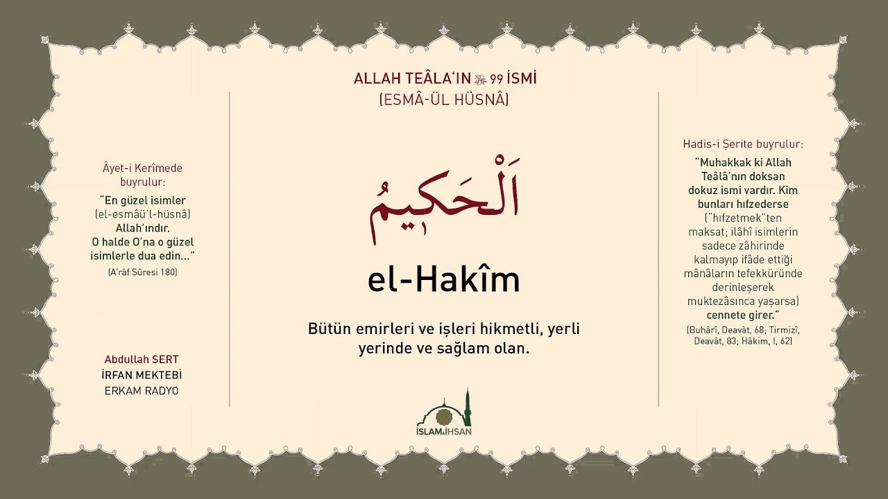 Adalet İsteyenler Bu Esmayı Okuyor! Ya Hakem, El Hakem Ne Demek Esmaül Hüsna Gencgazete (2)