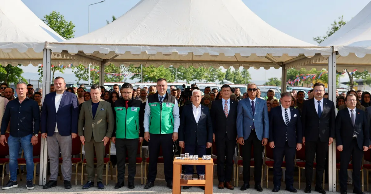 Bursa Büyükşehir Belediyesi Tarım Peyzaj Filosu Güçlendi Yeni Araçlar Hizmete Alındı (3)