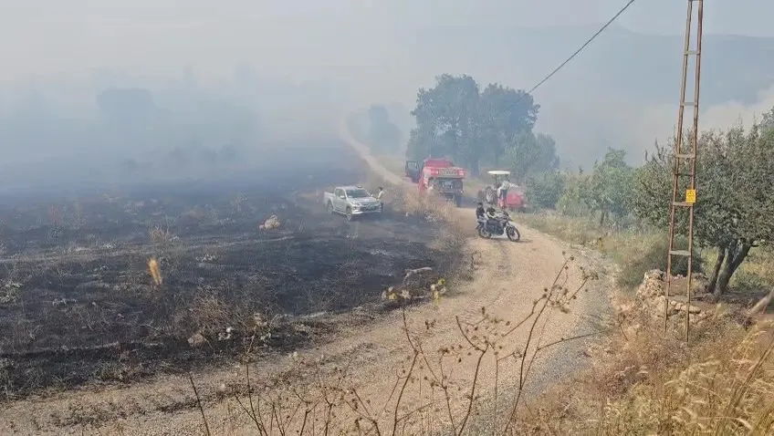 Bursa'daki O Köy Yangın Sebebiyle Tahliye Ediliyor (7)