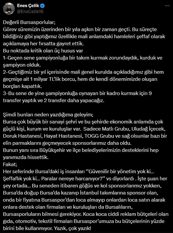 Genç Gazete Başkan Çelik'ten Bursa İş Dünyasına Çağrı Bursaspor İçin Elinizi Taşın Altına Koyun-1