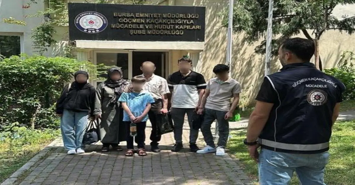 Genç Gazete Bursa’da 7 Kaçak Göçmen, Şok Ev Operasyonu Ile Yakalandı