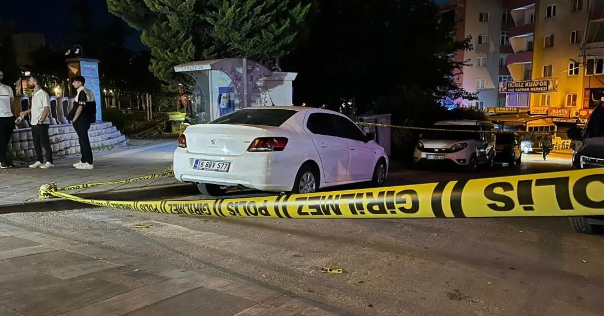 Genç Gazete Bursa’da Gece Yarısı Silahlı Saldırı Park Halindeki Araç Kurşunlandı