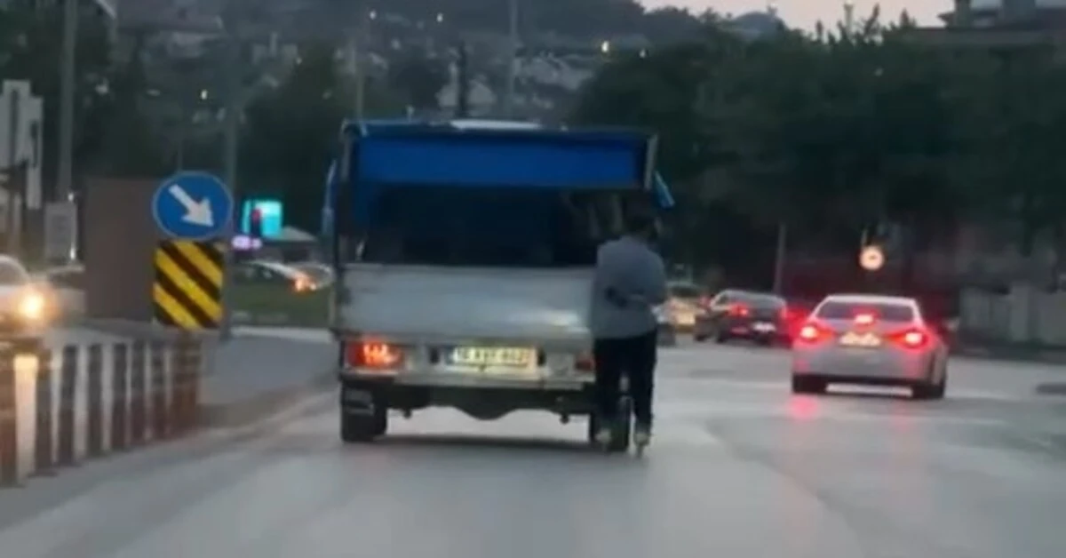 Genç Gazete Bursa'da Patenli Gencin Tehlikeli Yolculuğu Kamerada!-2