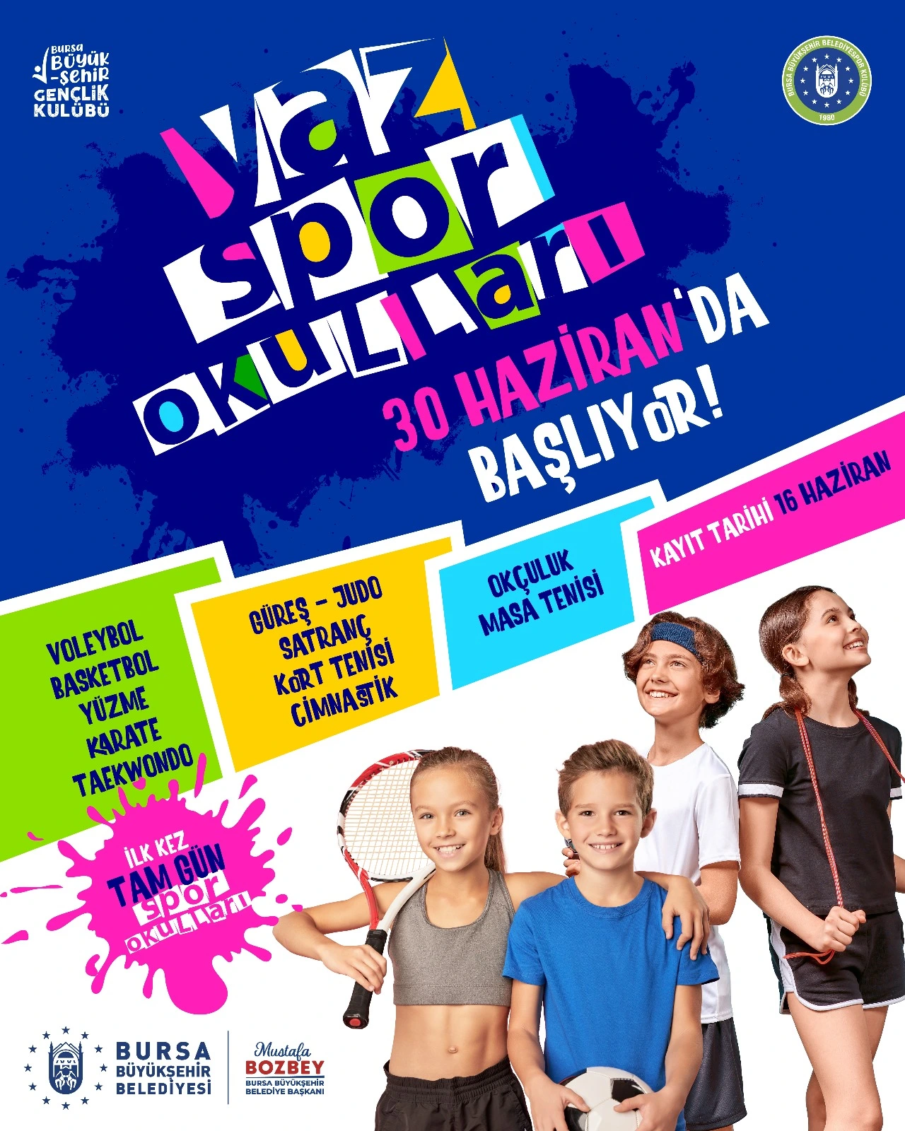 Genç Gazete Bursa’da Yaz Spor Okulları İçin Kayıtlar Başladı