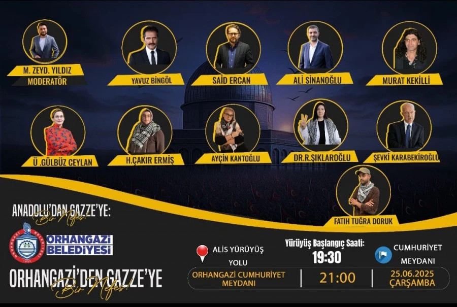 Genç Gazete Gazze’ye Nefes Olmak İçin Ünlüler Bursa’da Bir Araya Geliyor 1