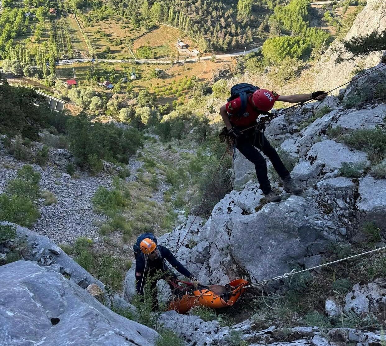 Ihlamur Toplarken Kayalıklardan Düşen Emekli Polis Hayatını Kaybetti (1)