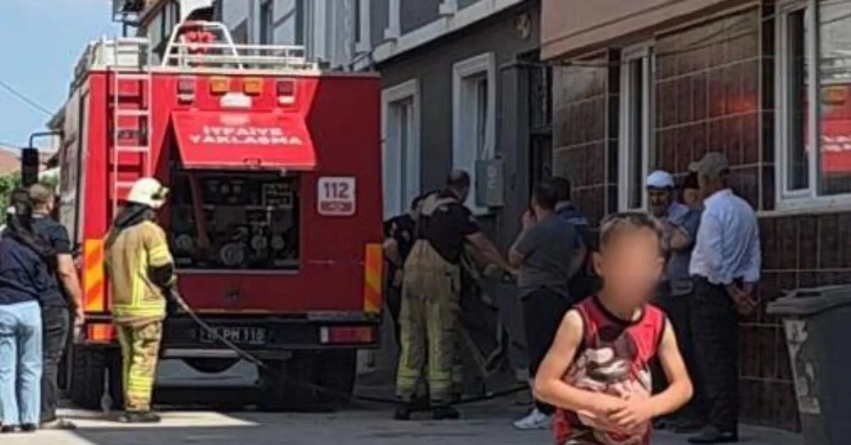 İnegöl Ertuğrulgazi Mahallesi'nde Yangın Paniğe Neden Oldu! (2)