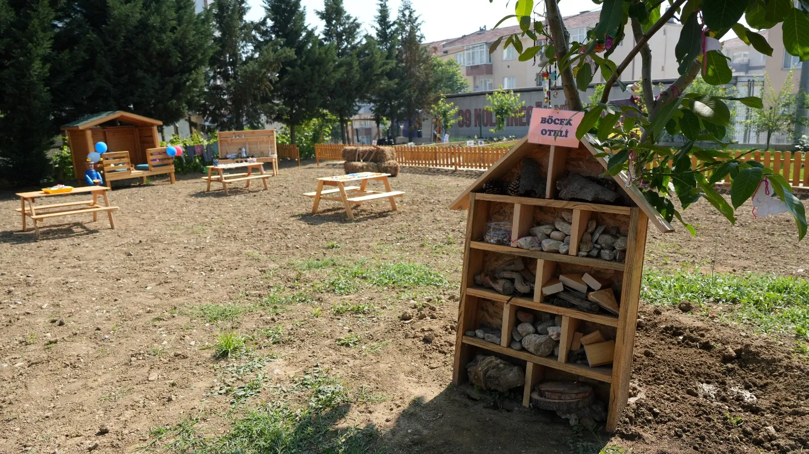 İnegöl Fatma Mehmet Göztepe Anaokulu'nda “Doğa Temelli Öğrenme Bahçesi” Hizmete Girdi! (14)