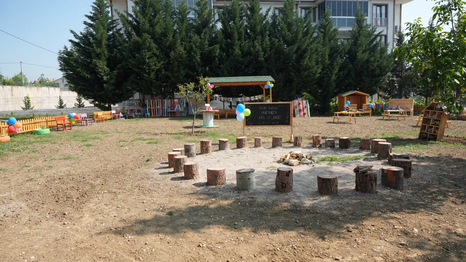İnegöl Fatma Mehmet Göztepe Anaokulu'nda “Doğa Temelli Öğrenme Bahçesi” Hizmete Girdi! (7)