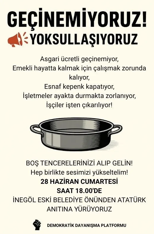 İnegöl Halk Protestosu