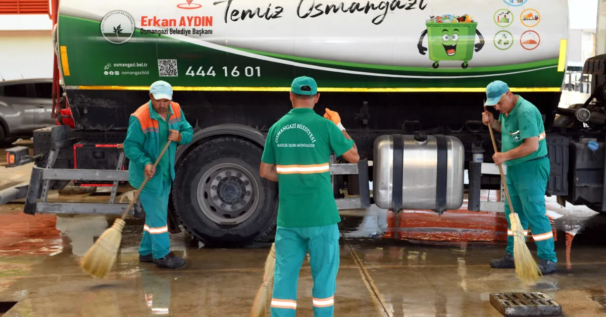 Osmangazi'de 23 Kurban Kesim Alanı Belirlendi, Hijyen Çalışmaları Başladı (1)