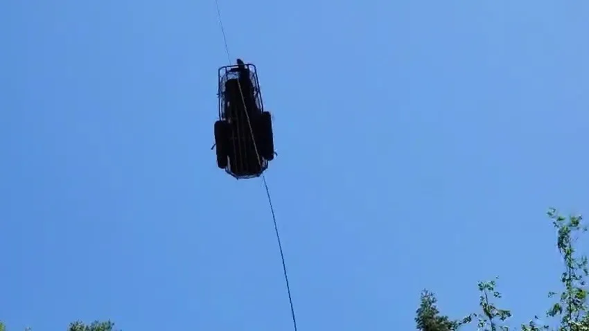 Protez Ayağı Çıkınca Uludağ Eteklerinde Mahsur Kaldı! (2)