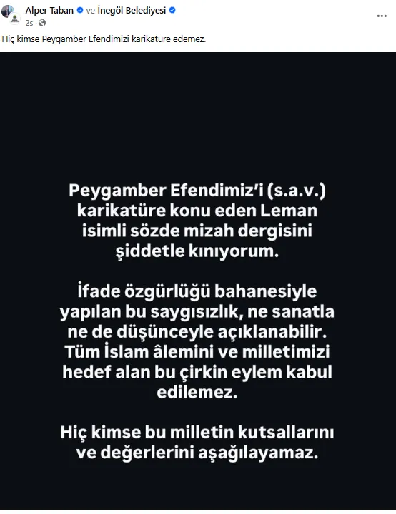 Alper Taban’dan Leman Dergisi’ne Tepki! (1)